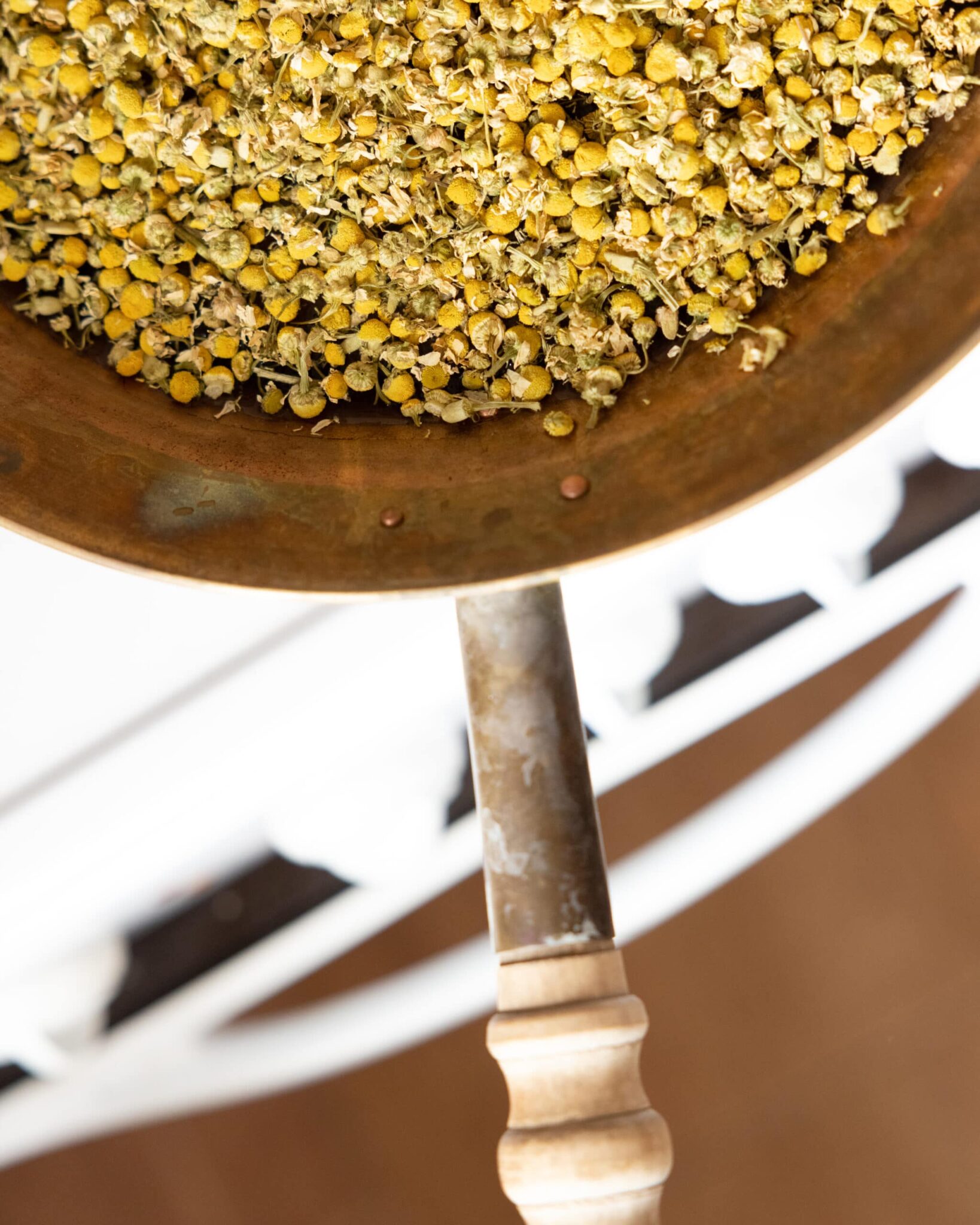 Verf je eigen sokkenwol maakpakket - Kamille