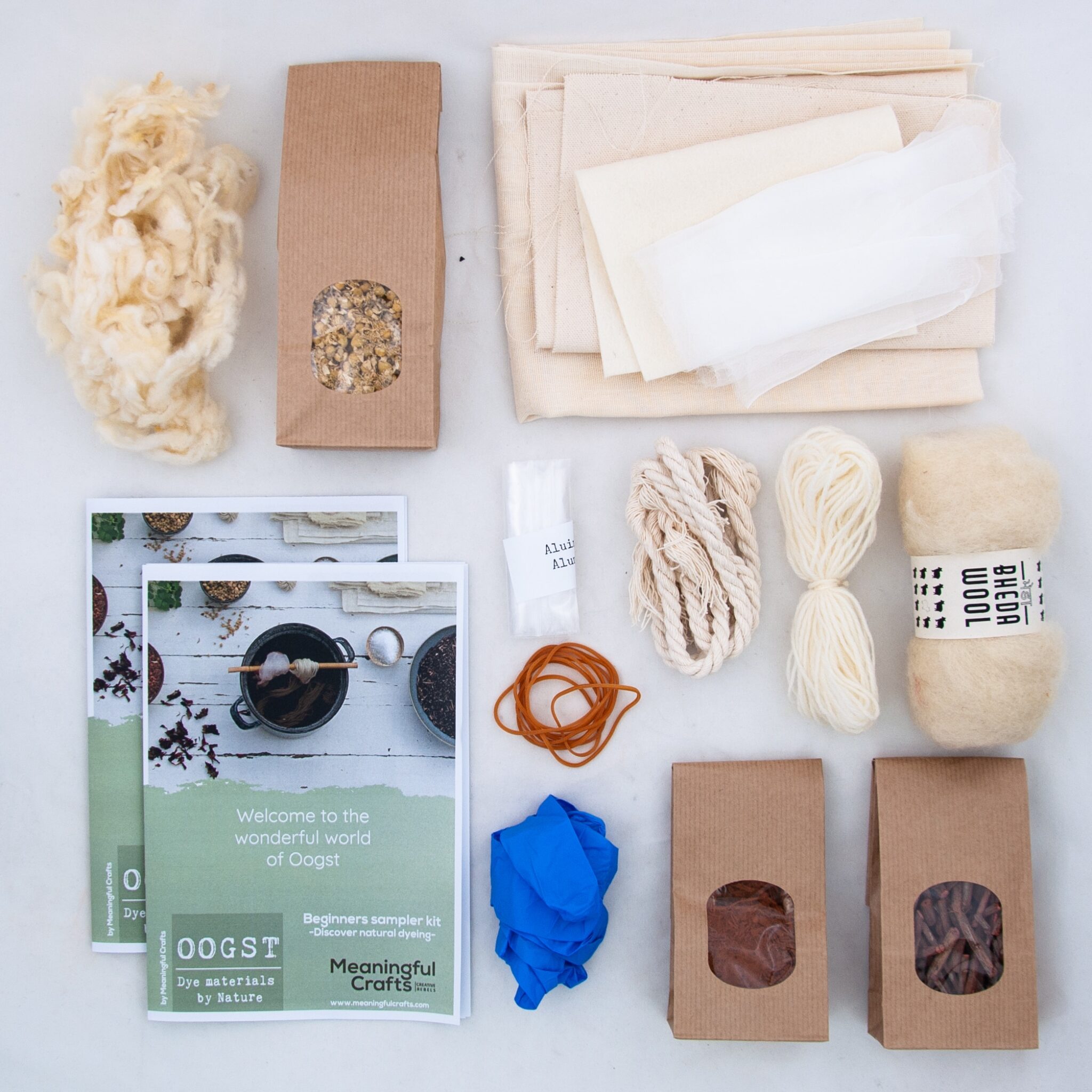 Beginnerspakket natuurlijk verven - Oogst