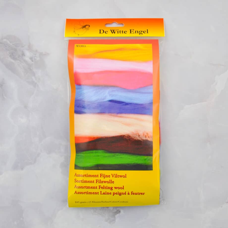 Felted wool assortment packaging