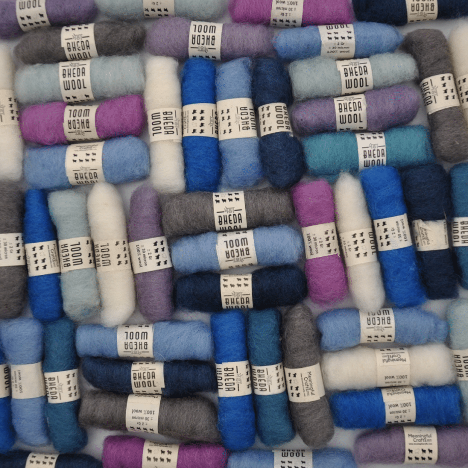 carding wool, felting wool, minibhedawool, minibhedawool, needle felted wool, needle felted wool