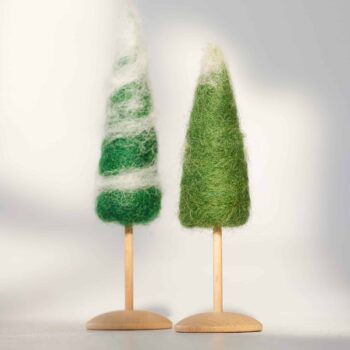 Kerstboompjes naaldviltset