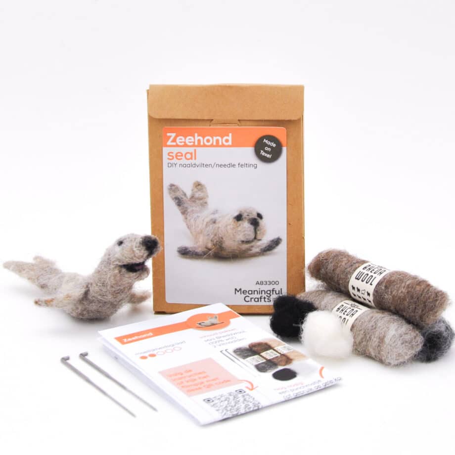 Seal needle felting starter kit