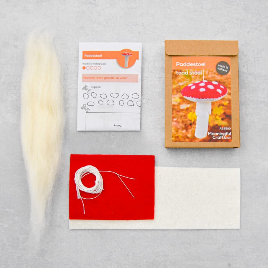 Mushroom homemade kit Packaging and contents